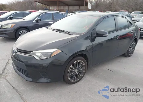 2016 Toyota Corolla S Plus z USA, uszkodzony, nr VIN 5YFBURHE9GP496627